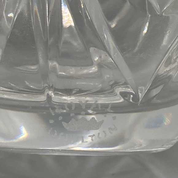 Royal Doulton 5" Crystal Glass Pitcher - Signed - Picture 3 of 5